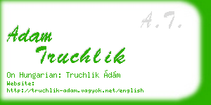 adam truchlik business card
