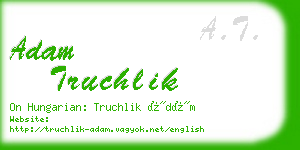 adam truchlik business card